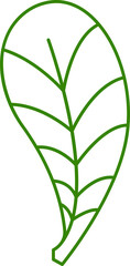 leaf line illustration