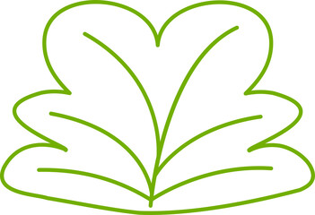 leaf line illustration