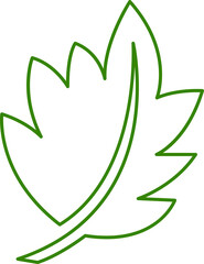 leaf line illustration