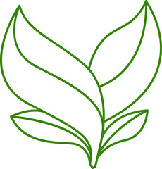 leaf line illustration