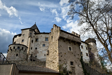 Fototapeta na wymiar The medieval castle of Presule/Prösels. Fiè allo Sciliar/Völs am Schlern, province of Bolzano, Trentino Alto Adige, Italy.
