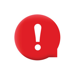 Exclamation point icon attention alert