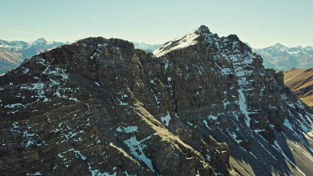 Luftaufnahme von Arosa und den Alpen