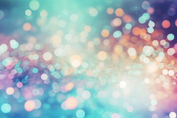 an abstract background with lights bokeh lights and sparkles, Generative AI