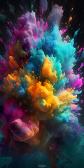 fractal realms and a colorful explosion