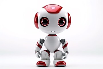 Friendly Humanoid Robot 'Robi' Designed for Assistance - Generative AI