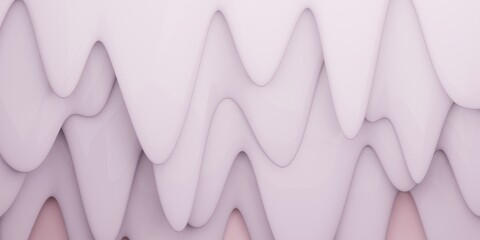 water drop shape curve background Alternately several layers of pastel colors 3D illustration