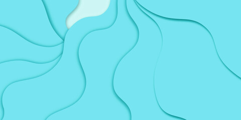 wave abstract art paper paper carving background paper layer 3d illustration