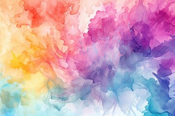 Fototapeta premium A watercolor background with splashes. (Generative AI)