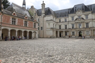 Fototapeta premium Le château royal de Blois, ville de Blois, département du Loir et Cher, France