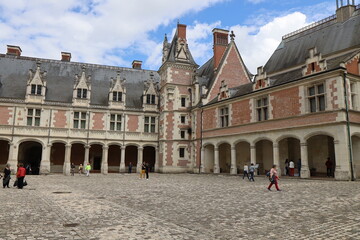 Fototapeta premium Le château royal de Blois, ville de Blois, département du Loir et Cher, France