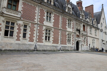Obraz premium Le château royal de Blois, ville de Blois, département du Loir et Cher, France