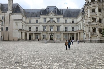 Fototapeta premium Le château royal de Blois, ville de Blois, département du Loir et Cher, France