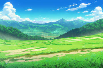 Fototapeta premium Anime Background