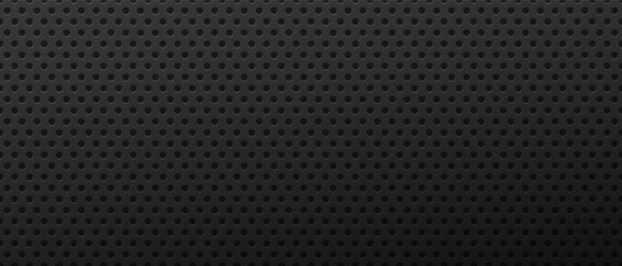 Dark background hole metal perforated vector