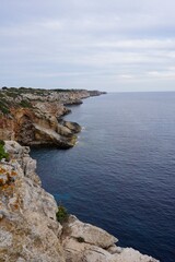 Beautiful seashore of the island of Menorca