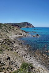 Beautiful seashore of the island of Menorca
