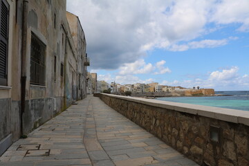 Fototapeta na wymiar Trapani city in Sicily at the Mediterranean Sea, Italy
