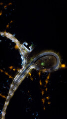 Paisagem Estrada Noite Rio Tavares Praia Tropical Floripa Florianópolis Ilha Natureza Mar Oceano Atlântico Ondas Areia Cenário Viagem Turismo Turístico Santa Catarina Brasil Brasileiro Drone Aéreo SC