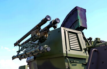 Anti-aircraft self-propelled artillery missile system