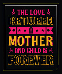 Mother's Day t-shirt design.