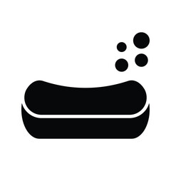 Soap vector icon. Soap icon on white background. Suitable for use on web apps, mobile apps and print media.