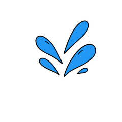 Obraz premium water droplets vector