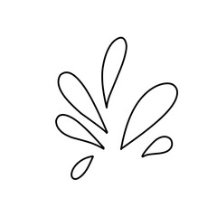 water droplets vector