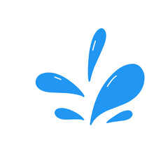 Obraz premium water droplets vector