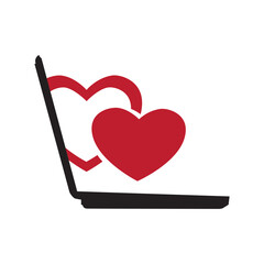hearts and computer