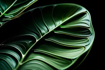 Gr&uuml;nes Blatt Wallpaper