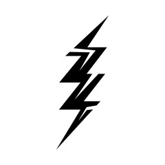 Install Lightning. Modern flat style vector illustration. Lightning bolt Lightning flash icon set. Vector