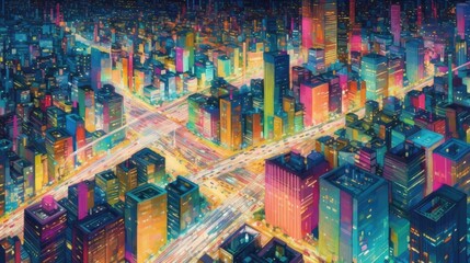 digital city landscape generative ai	