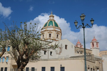 Duomo of San Lorenzo Cathedral in Trapani on Sicily, Italy