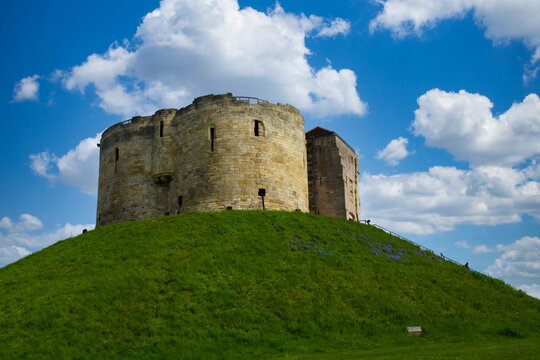Clifford`s Tower, York.