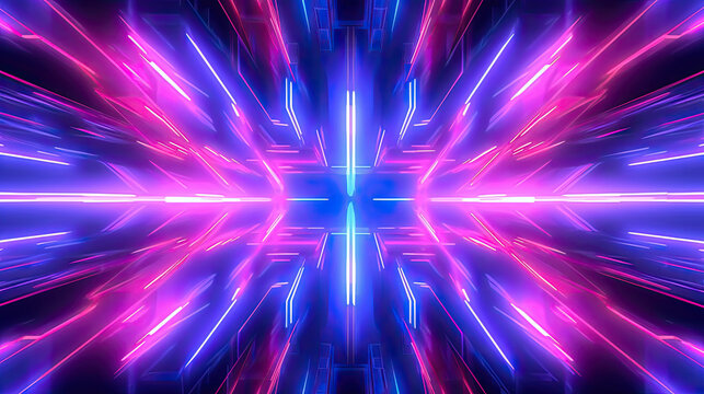 Abstract neon lights. Abstract background