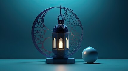 lamp in the dark