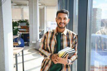 Happy indian male student at the university © Serhii
