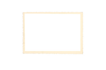 vintage photo frame texture png isolated picture postcard border
