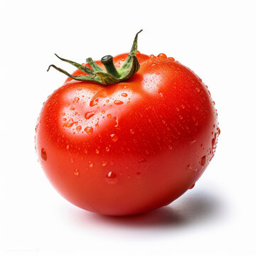 Red tomato. Illustration AI Generative.
