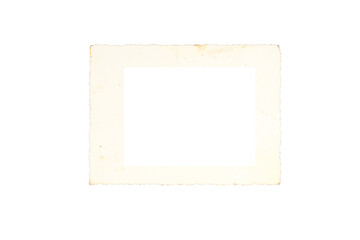 vintage photo frame texture png isolated picture postcard border