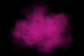 Purple powder art