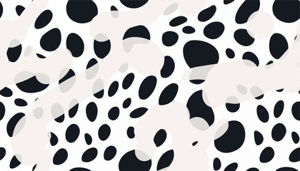Modern abstract dynamic dots pattern. Trendy minimal vector template for design