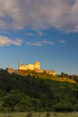 Fototapeta premium Cachtice ruins in West Slovakia