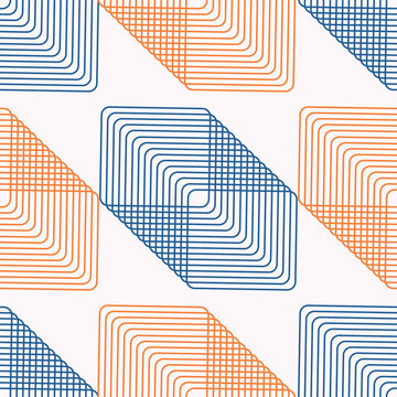 Diagonal lines seamless vintage pattern