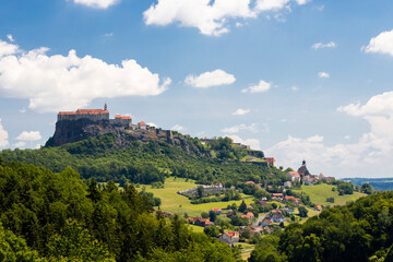 Fototapeta na wymiar Town Riegersburk in Styria, Austria