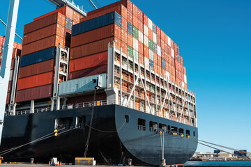container cargo freight ship © Cameron