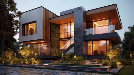 Fototapeta premium Luxury House Design
