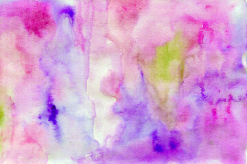 Pink-purple watercolor background texture