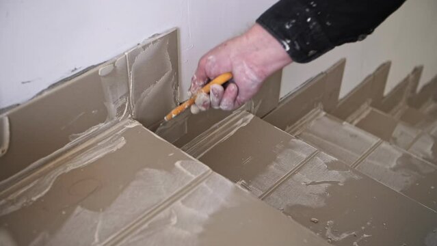 grout for joints on ceramic tiles
